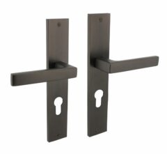 Intersteel deurkruk Hera op langschild PC72 antraciet grijs