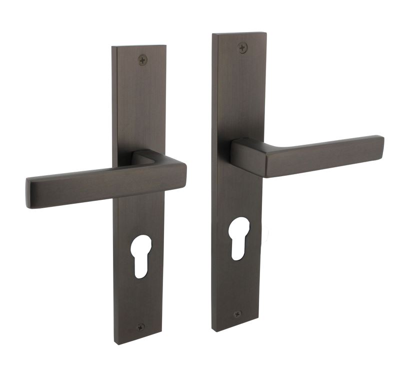 Intersteel deurkruk Hera op langschild PC72 antraciet grijs