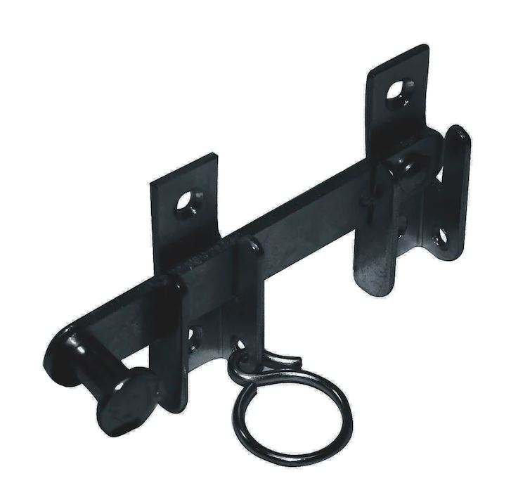 Overslaggrendel 120 mm staal zwart verzinkt