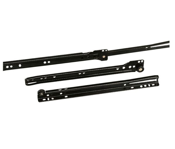 Paar ladegeleiders 30 cm zwart
