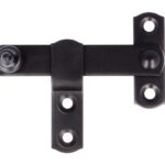 Overslag sluiting 80 x 46 mm zwart