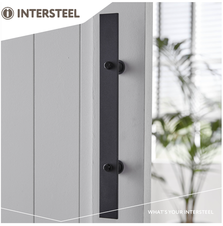 Intersteel deurgreep plat 400 x 40 mm mat zwart - Afbeelding 3