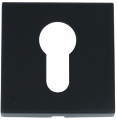 Cilinderplaatje BASIC BSQY53 mat Zwart