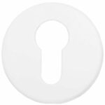 Cilinderplaatje BASIC LBY50 6 mm Mat Wit