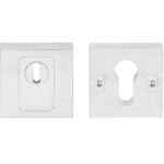 SQUARE LSQVEIL-C-KT SKG3 Veiligheid-rozet vierkant + kerntrekbeveiliging RVS Gepolijst