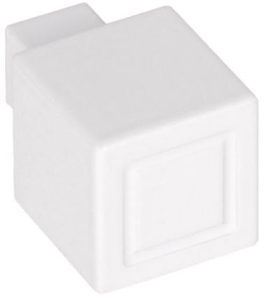 Meubelknop SQUARE JB20M mat wit 20 mm