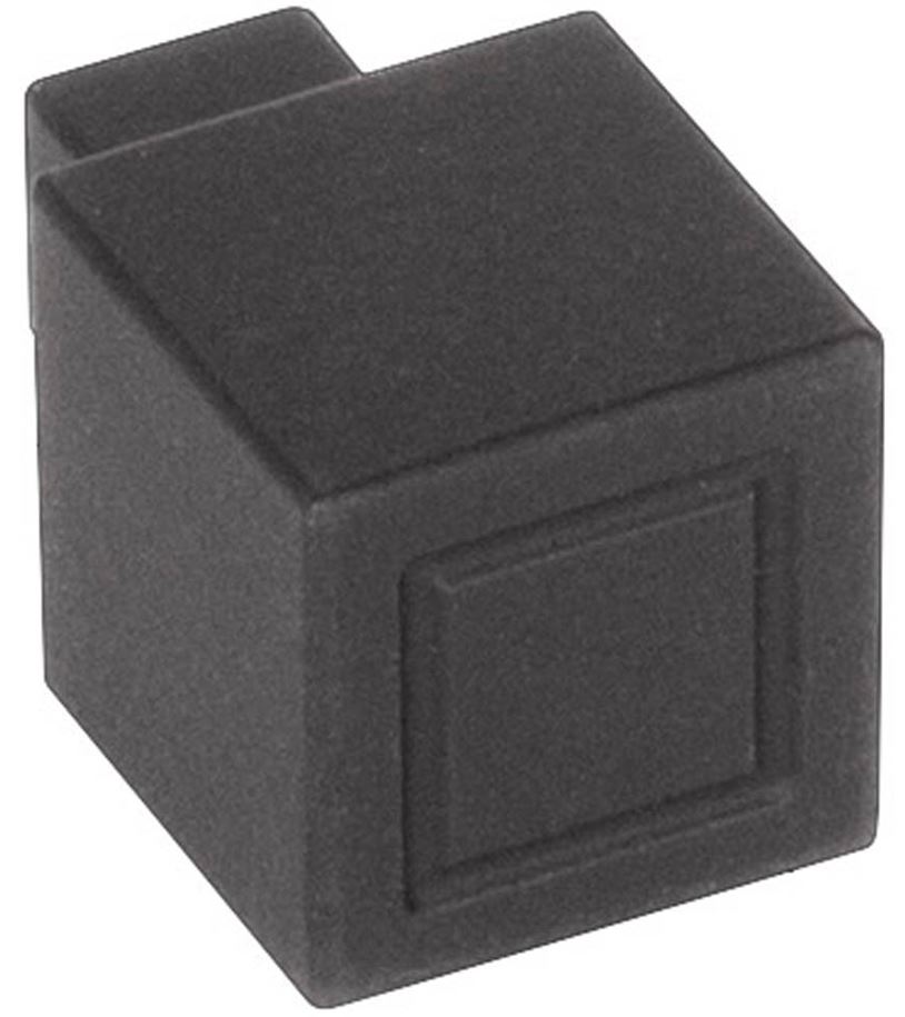 Meubelknop SQUARE JB20M mat zwart 20 mm