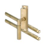 Kruk-espagnolet Bauhaus Links Messing Antiek Inclusief 2 Stangen