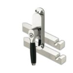 Kruk-espagnolet Afsluitbaar Ton Ebben Links Glans Nikkel Inclusief 2 Stangen