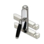 Kruk-espagnolet Ton Ebben Links Glans Nikkel Inclusief 2 Stangen