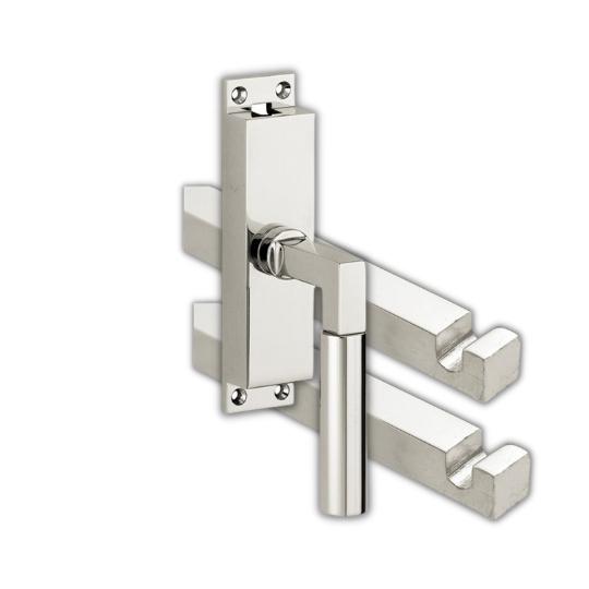 Kruk-espagnolet Bauhaus Rechts Glans Nikkel Inclusief 2 Stangen