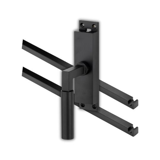 Kruk-espagnolet Bauhaus Links Mat Zwart Inclusief 2 Stangen