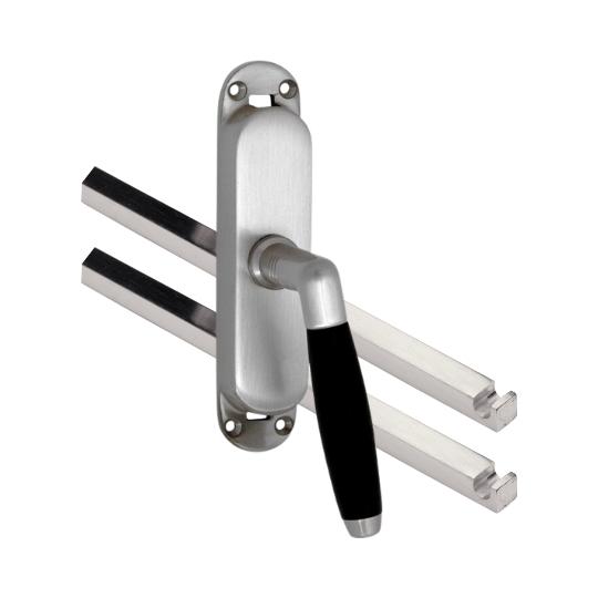 Kruk-espagnolet Ton Ebben Rechts Mat Nikkel Ongelakt Inclusief 2 Stangen