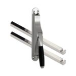 Pomp-espagnolet Ton Ebben Mat Nikkel Ongelakt Inclusief 2 Stangen