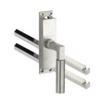 Kruk-espagnolet Bauhaus Rechts Mat Nikkel Ongelakt Inclusief 2 Stangen