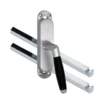 Kruk-espagnolet Ton Ebben Rechts Mat Chroom Inclusief 2 Stangen