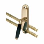 Kruk-espagnolet Ton Ebben Links Messing Ongelakt Inclusief 2 Stangen