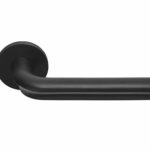 Deurkruk ECLIPSE DR100-G op rozet PVD mat zwart