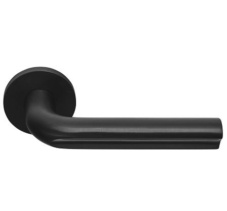 Deurkruk ECLIPSE DR101-G op rozet PVD mat zwart