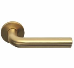 Deurkruk ECLIPSE DR101-G op rozet PVD mat goud