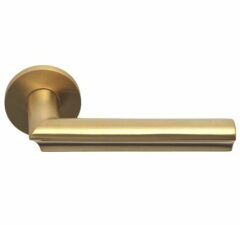 Deurkruk ECLIPSE DR102-G op rozet PVD mat goud