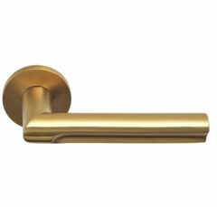 Deurkruk ECLIPSE DR103-G op rozet PVD mat goud