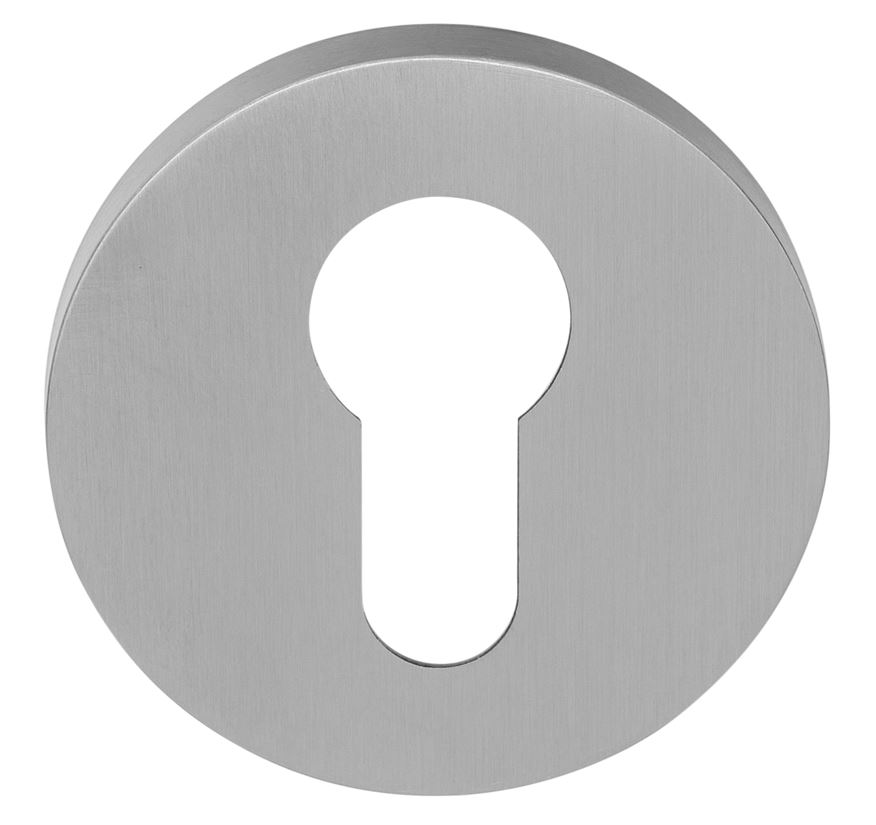 Cilinderplaatje ECLIPSE DRY53 mat RVS