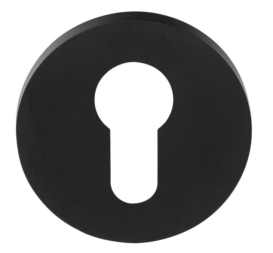 Cilinderplaatje ECLIPSE DRY53 PVD mat zwart