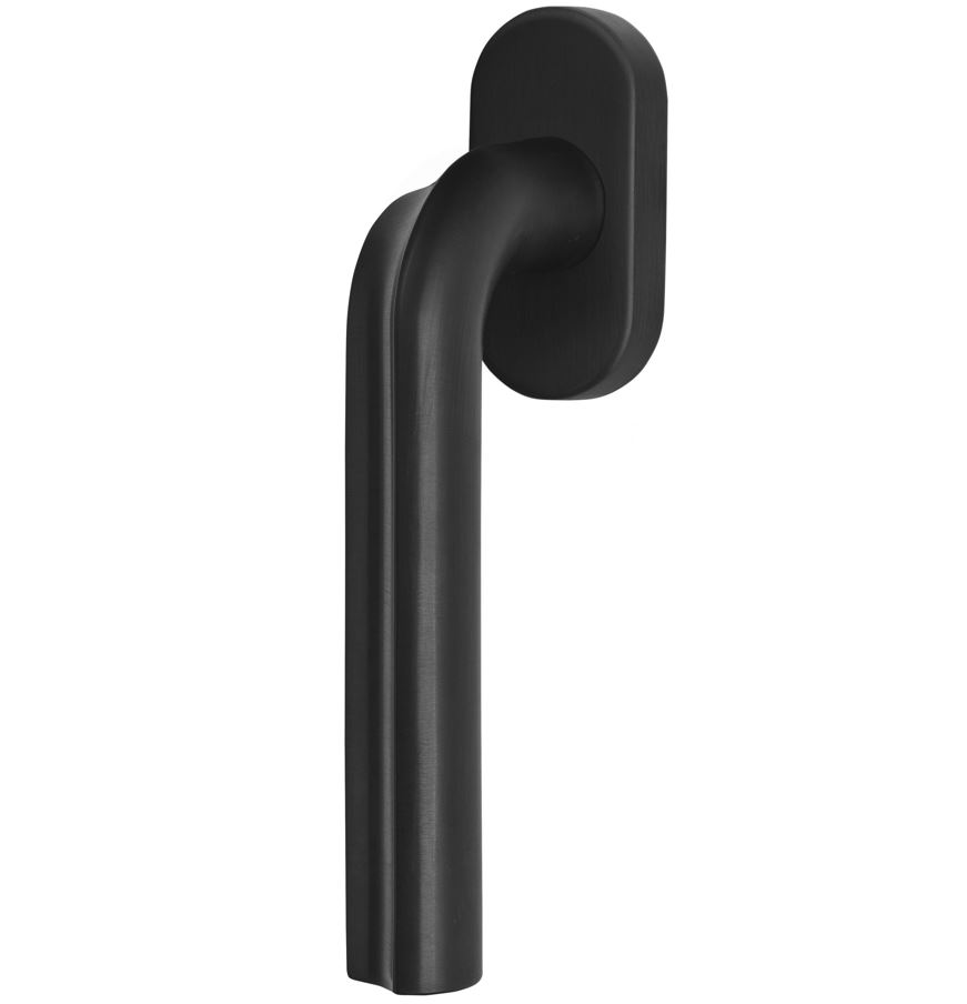 Draaikiepgarnituur ECLIPSE DR100-DK-O Rechts PVD mat zwart