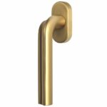 Draaikiepgarnituur ECLIPSE DR100-DK-O Rechts PVD mat goud