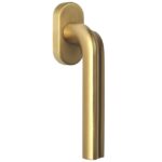 Draaikiepgarnituur ECLIPSE DR100-DK-O Links PVD mat goud