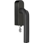 Draaikiepgarnituur ECLIPSE DR100-DKLOCK-O Links PVD mat zwart