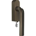 Draaikiepgarnituur ECLIPSE DR100-DKLOCK-O Links brons