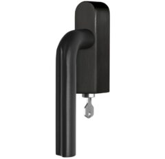 Draaikiepgarnituur ECLIPSE DR101-DKLOCK-O Rechts PVD mat zwart