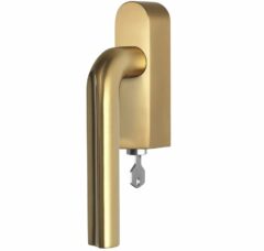 Draaikiepgarnituur ECLIPSE DR101-DKLOCK-O Rechts PVD mat goud