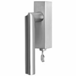 Draaikiepgarnituur ECLIPSE DR102-DKLOCK-O Rechts mat RVS