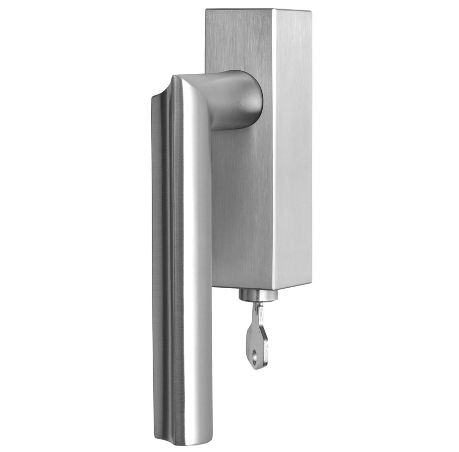 Draaikiepgarnituur ECLIPSE DR102-DKLOCK-O Rechts mat RVS