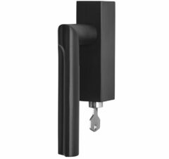 Draaikiepgarnituur ECLIPSE DR103-DKLOCK-O Rechts PVD mat zwart