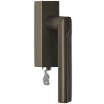 Draaikiepgarnituur ECLIPSE DR103-DKLOCK-O Links brons