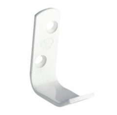 Hoed en Jashaak Klein Recht Staal Wit Gelakt