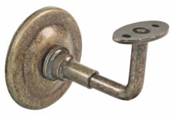 Leuninghouder Blind Staal Antiek Brons