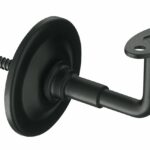 Leuninghouder Blind Staal Mat Zwart