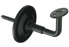 Leuninghouder Blind Staal Mat Zwart