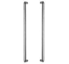 Set deurgrepen ECLIPSE DR500PA mat RVS