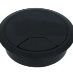 Kabeldoorvoer Rond Zwart 80 mm