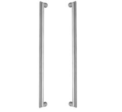 Set deurgrepen ECLIPSE DR501PA mat RVS