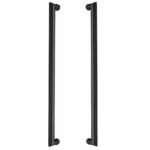 Set deurgrepen ECLIPSE DR501PA PVD mat zwart