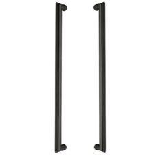 Set deurgrepen ECLIPSE DR501PA PVD mat zwart