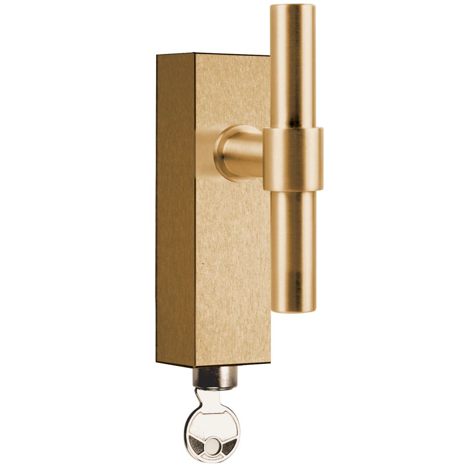 Draaikiepgarnituur PIET BOON PBT15-DKLOCK PVD Mat Goud