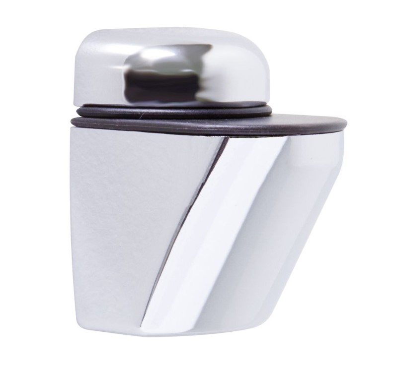 Glasplaatdrager Rond Chroom